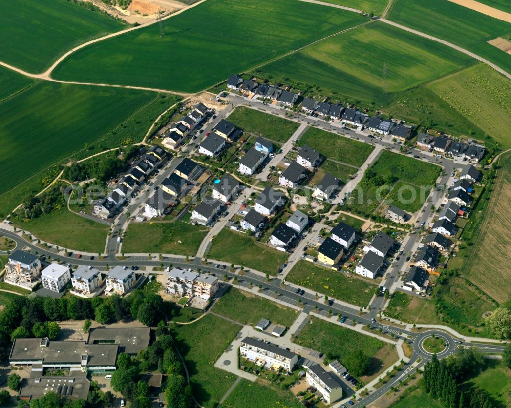 Neuwied from the bird's eye view: Settlement in Neuwied in the state Rhineland-Palatinate