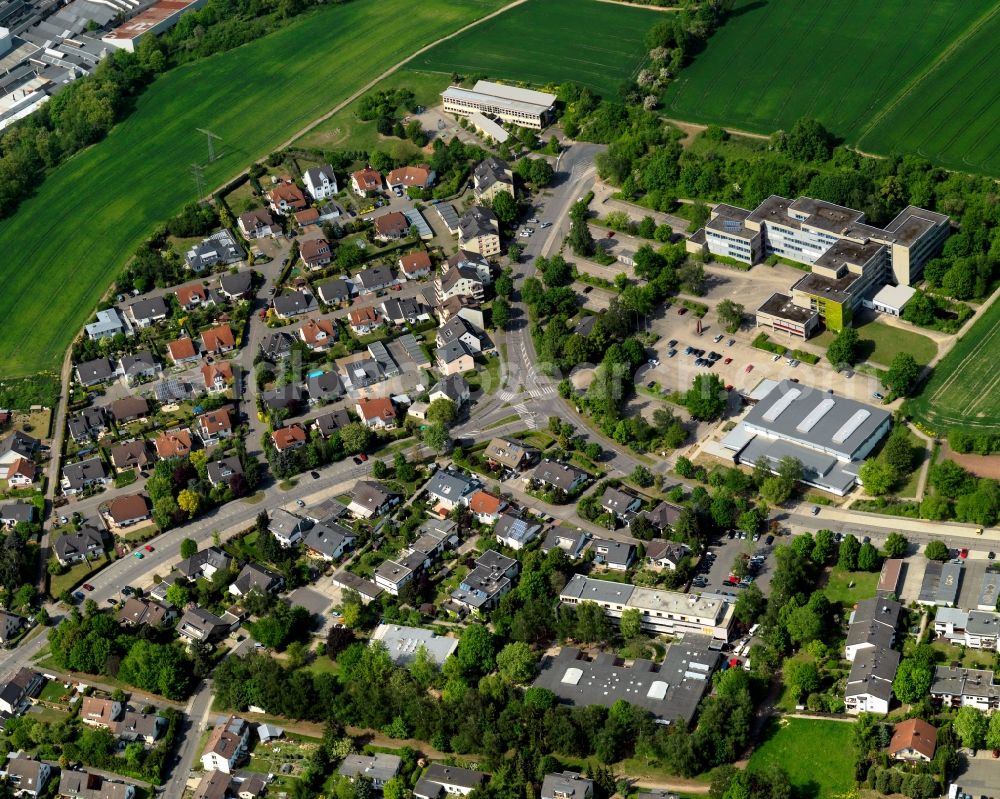 Aerial image Neuwied - Settlement in Neuwied in the state Rhineland-Palatinate