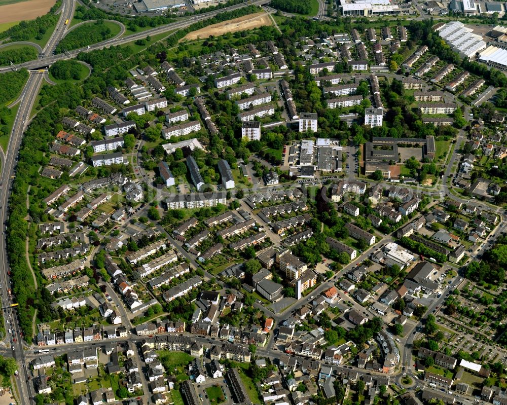 Aerial photograph Neuwied - Settlement in Neuwied in the state Rhineland-Palatinate