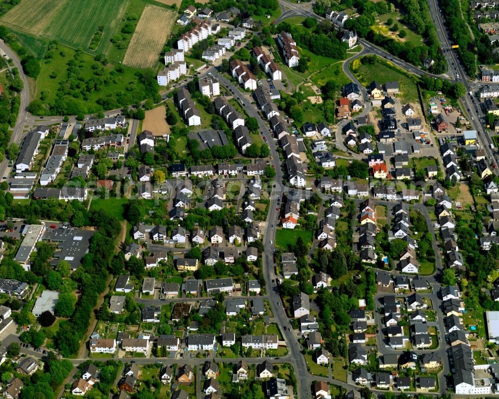 Aerial photograph Neuwied - Settlement in Neuwied in the state Rhineland-Palatinate