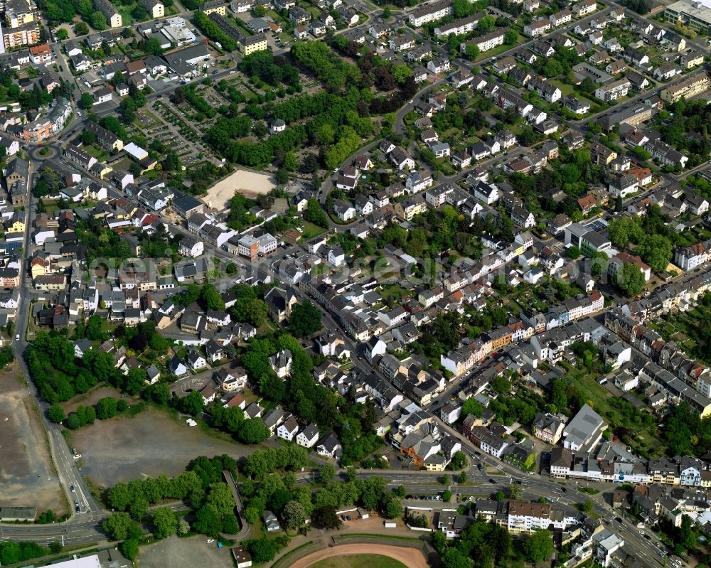 Aerial photograph Neuwied - Settlement in Neuwied in the state Rhineland-Palatinate