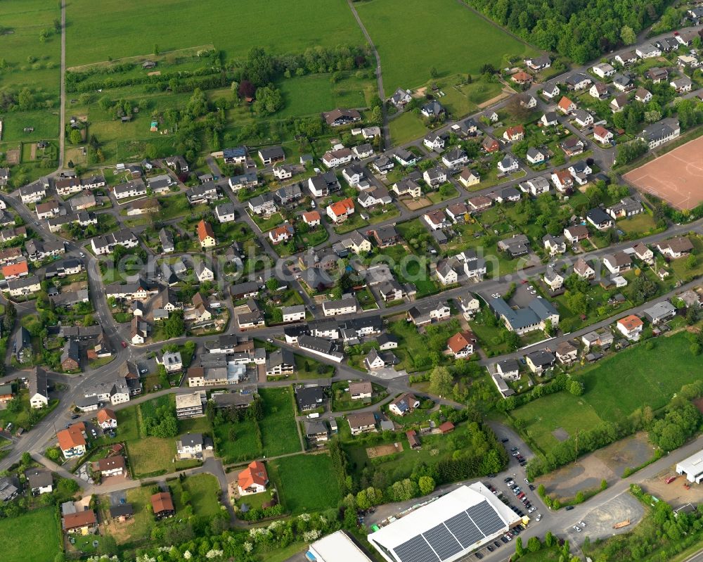 Aerial image Nister - Settlement in Nister in the state Rhineland-Palatinate