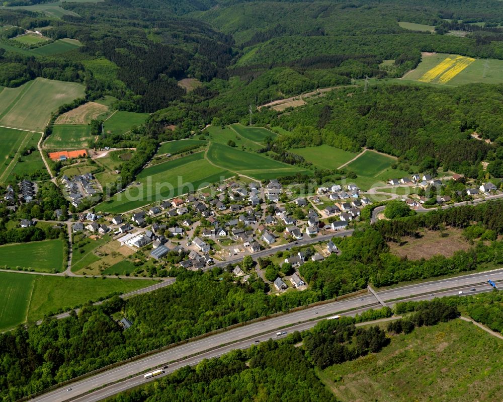 Aerial image Nörtershausen, Pfaffenheck - Settlement in Noertershausen, Pfaffenheck in the state Rhineland-Palatinate