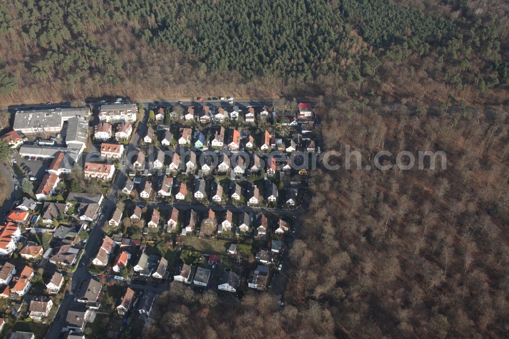 Aerial photograph Offenbach am Main - Settlement in Offenbach am Main in the state Hesse