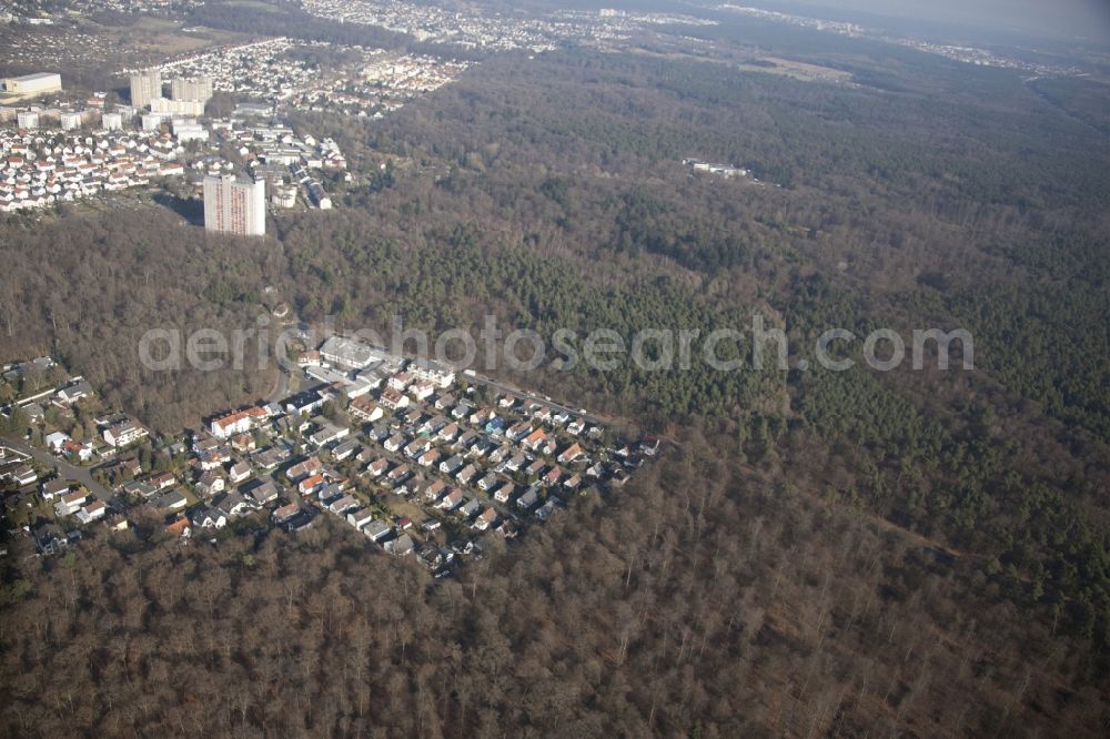 Offenbach am Main from the bird's eye view: Settlement in Offenbach am Main in the state Hesse