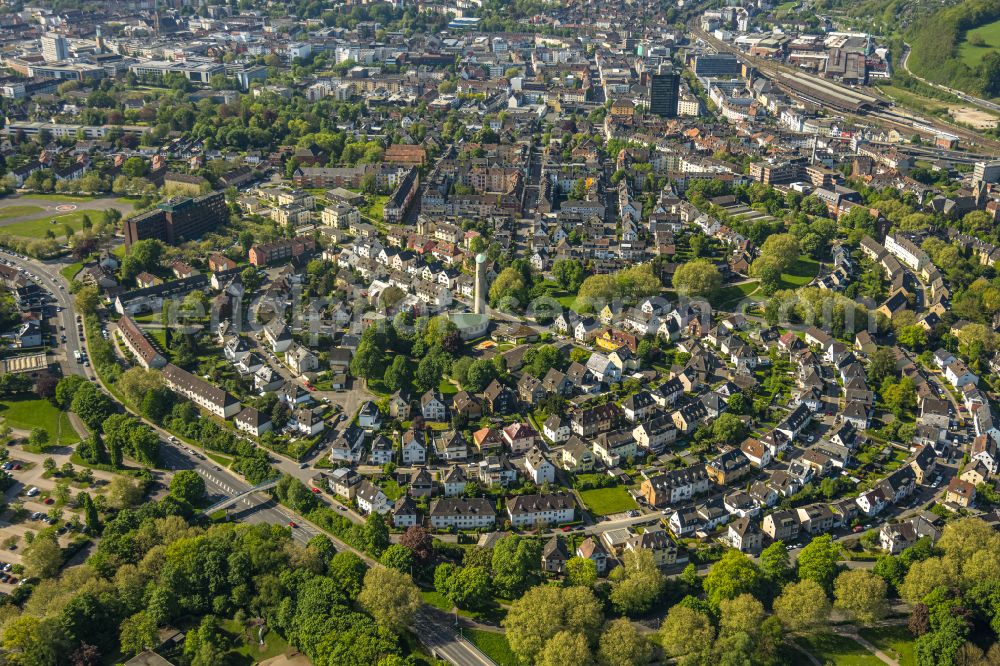 Hagen from above - Settlement in Hagen in the state North Rhine-Westphalia