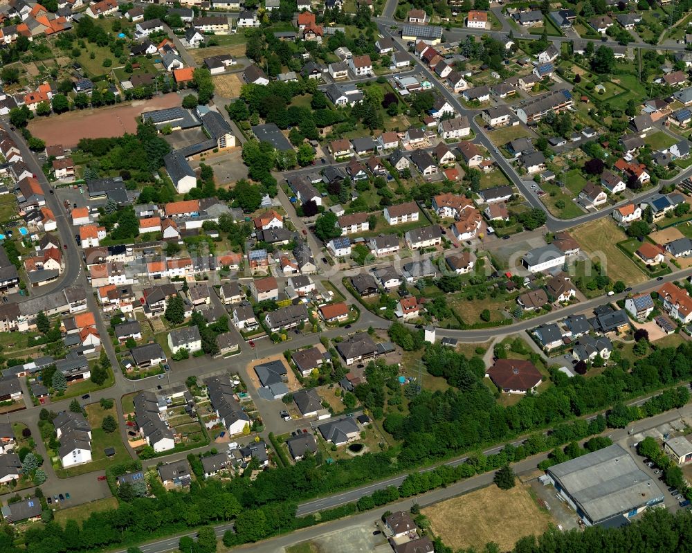 Simmertal from above - Residential area - settlement in Simmertal in Rhineland-Palatinate