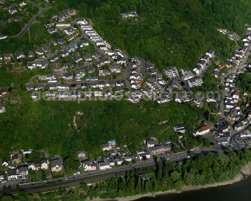 Aerial photograph Vallendar, Mallendarer-Berg - Settlement in Vallendar, Mallendarer-Berg in the state Rhineland-Palatinate