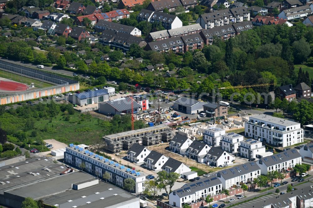 Aerial photograph Anrath - Settlement VERSEIDAG-Quartier along the Prinz-Ferdinand-Strasse in Anrath in the state North Rhine-Westphalia, Germany