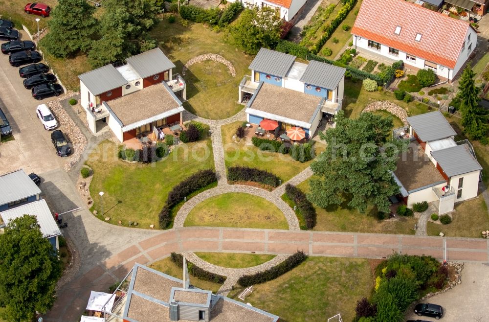 Aerial image Waren (Müritz) - Settlement in Waren (Mueritz) in the state Mecklenburg - Western Pomerania