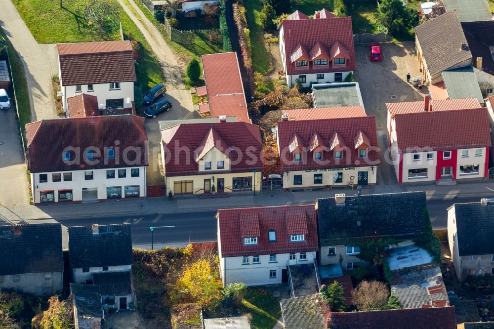 Aerial image Mirow - View of residential buildings in Mirow in the state Mecklenburg-West Pomerania