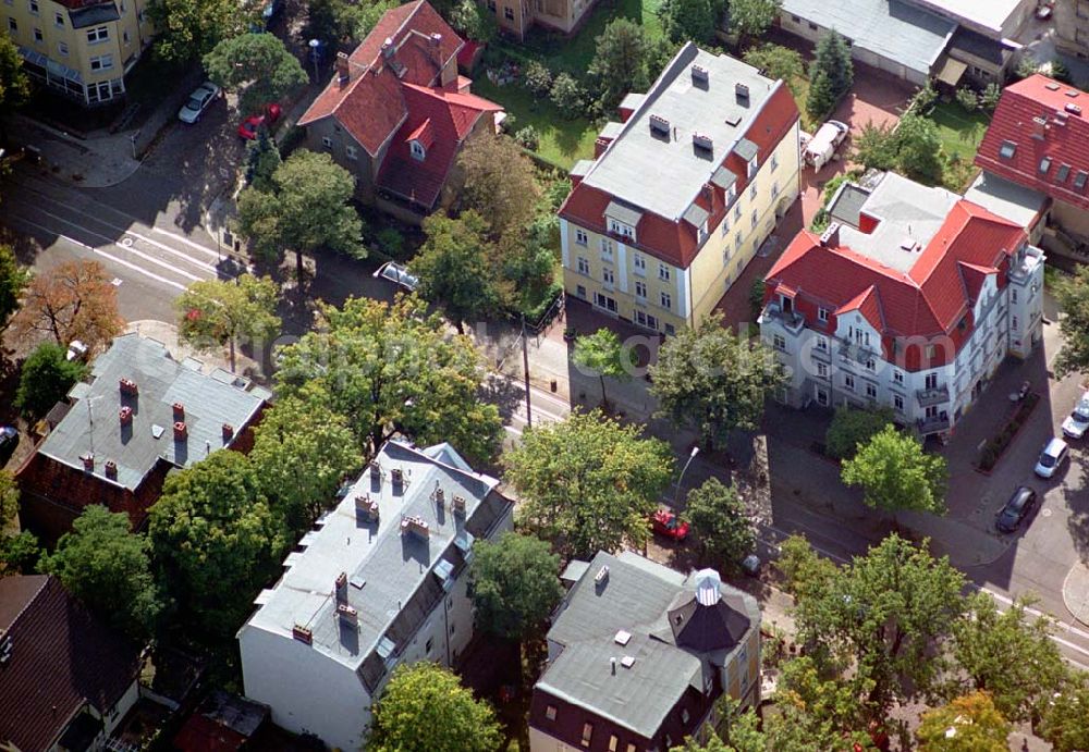 Berlin-Karlshorst from above - Blick auf das Wohngebiet Ehrlichstraße Ecke Stühliger Straße in Berlin-Karlshorst