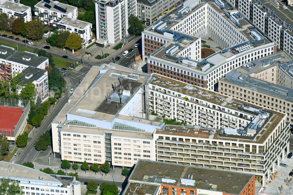 Aerial image Dresden - Multi-family residential building Mary-Ann-Apartments on Freiberger Strasse in the Wilsdruffer Vorstadt district in Dresden in the state of Saxony, Germany