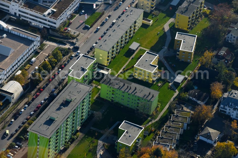 Aerial photograph Berlin - New building Kormoranweg in Berlin in Germany