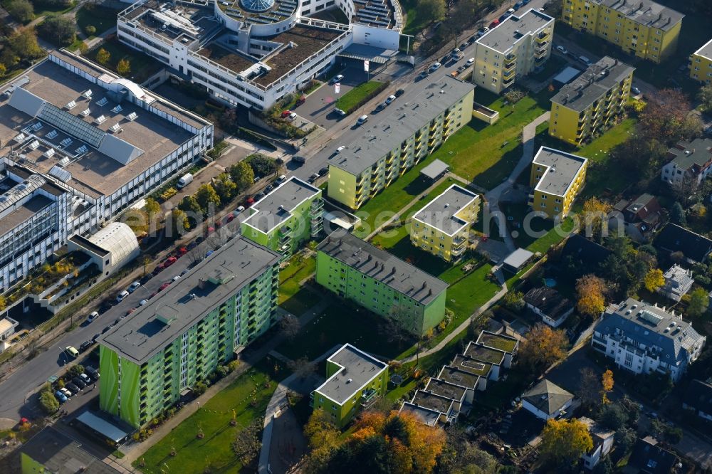 Berlin from above - New building Kormoranweg in Berlin in Germany