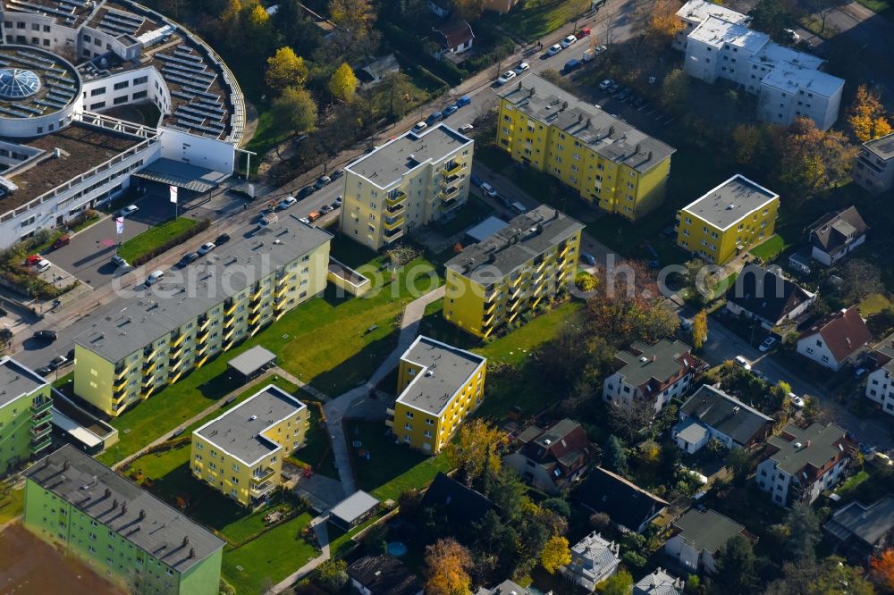 Berlin from the bird's eye view: New building Kormoranweg in Berlin in Germany