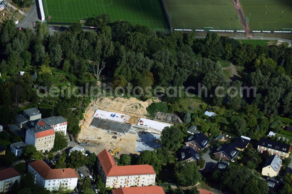 Aerial photograph Berlin - This residential building construction site of Cardinal Place GmbH & Co. KG in Berlin Koepenick