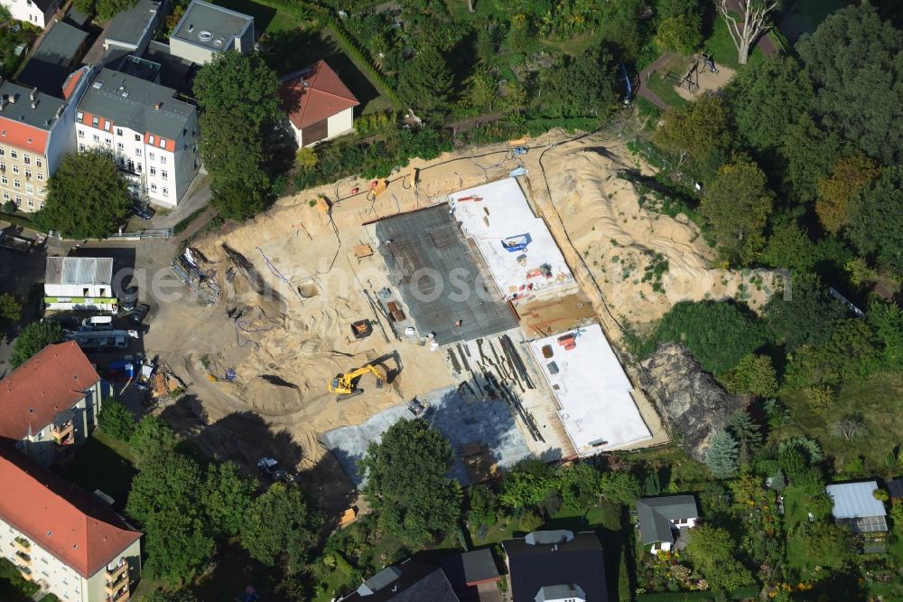 Berlin from the bird's eye view: This residential building construction site of Cardinal Place GmbH & Co. KG in Berlin Koepenick