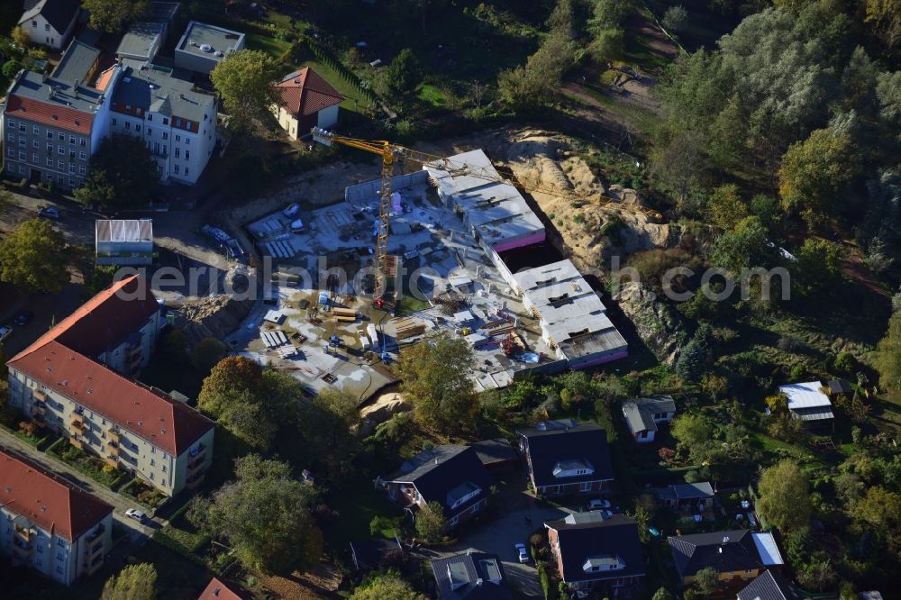 Berlin from above - This residential building construction site of Cardinal Place GmbH & Co. KG in Berlin Koepenick