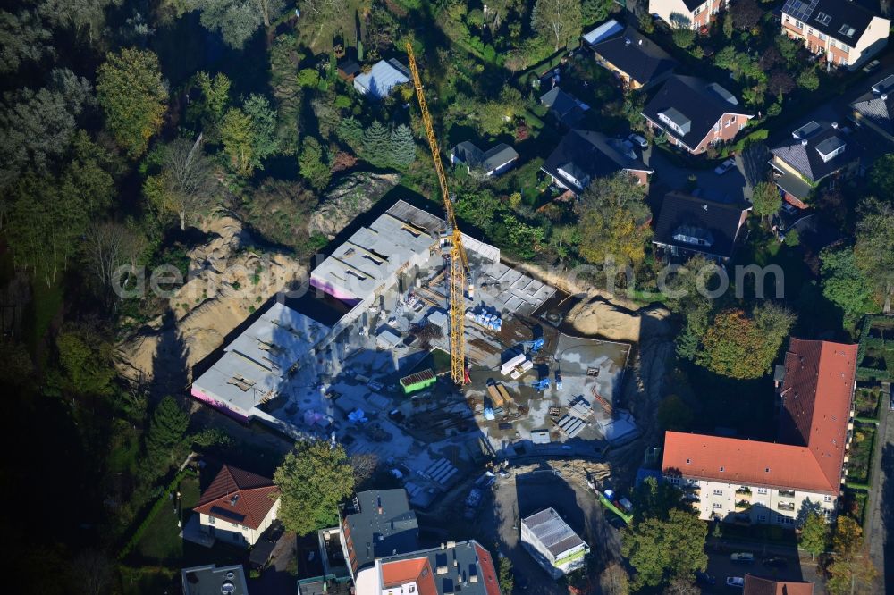 Aerial image Berlin - This residential building construction site of Cardinal Place GmbH & Co. KG in Berlin Koepenick