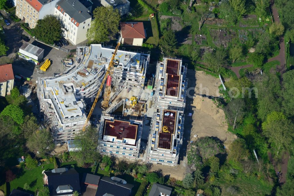 Aerial image Berlin - This residential building construction site of Cardinal Place GmbH & Co. KG in Berlin Koepenick