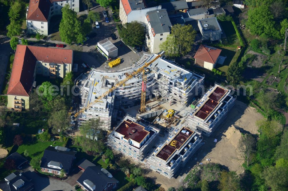 Aerial photograph Berlin - This residential building construction site of Cardinal Place GmbH & Co. KG in Berlin Koepenick