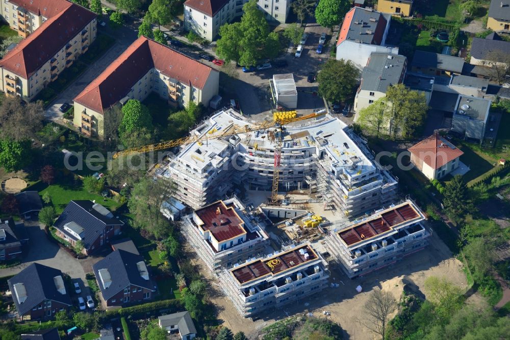 Berlin from the bird's eye view: This residential building construction site of Cardinal Place GmbH & Co. KG in Berlin Koepenick