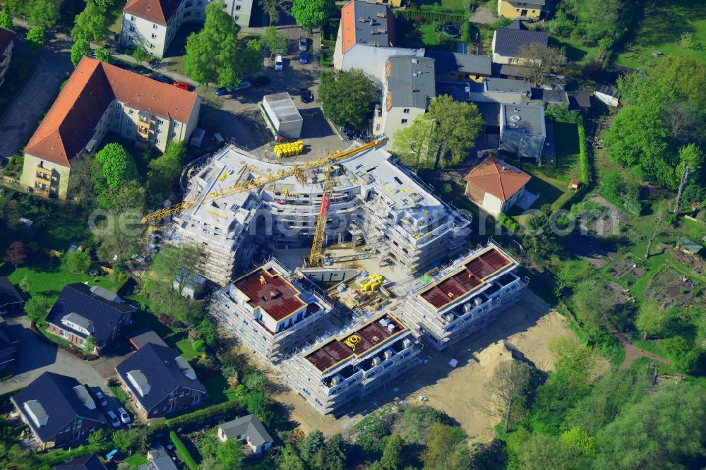 Berlin from the bird's eye view: This residential building construction site of Cardinal Place GmbH & Co. KG in Berlin Koepenick