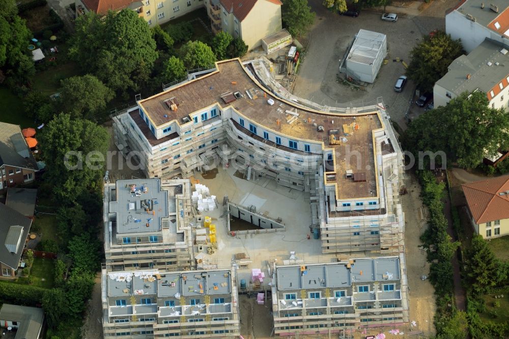 Aerial image Berlin - This residential building construction site of Cardinal Place GmbH & Co. KG in Berlin Koepenick