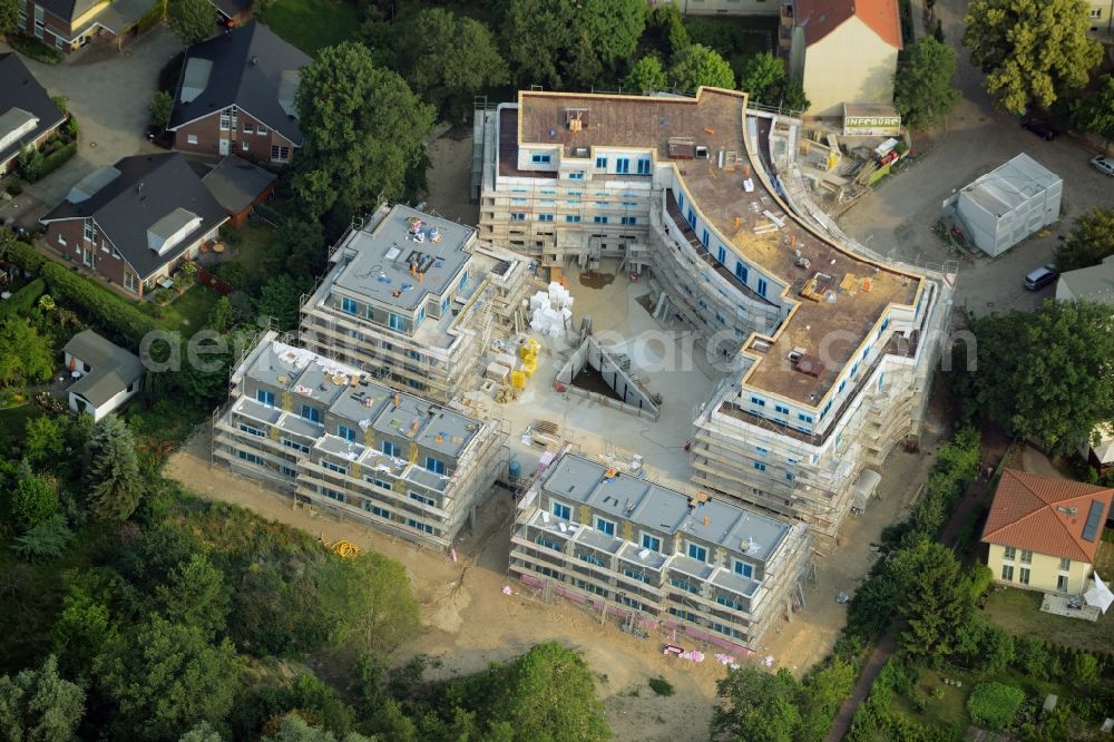 Aerial photograph Berlin - This residential building construction site of Cardinal Place GmbH & Co. KG in Berlin Koepenick