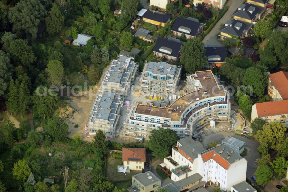 Aerial photograph Berlin - This residential building construction site of Cardinal Place GmbH & Co. KG in Berlin Koepenick