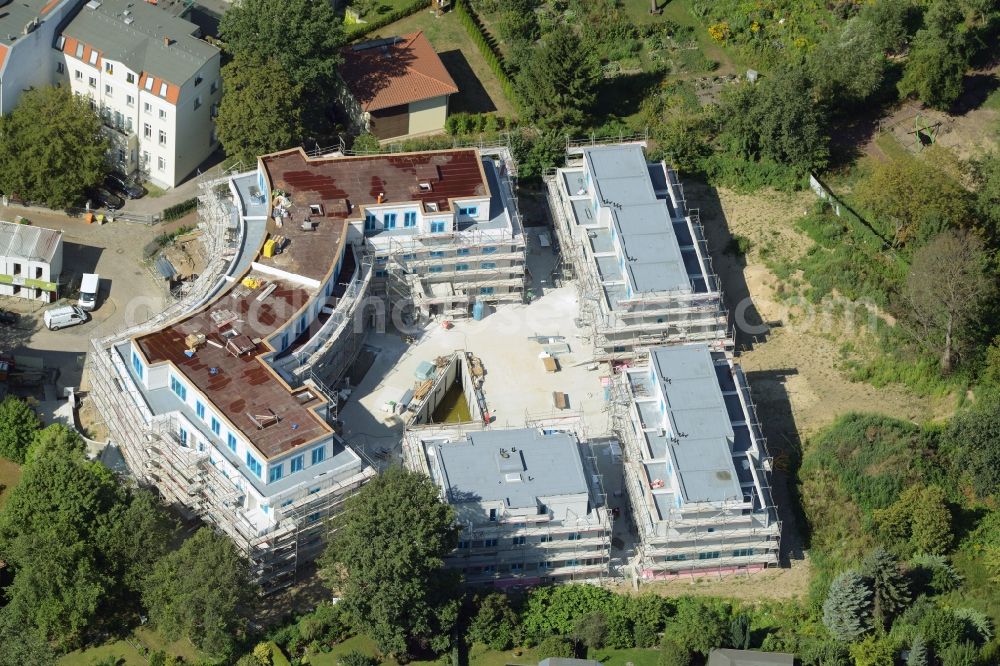 Berlin from above - This residential building construction site of Cardinal Place GmbH & Co. KG in Berlin Koepenick