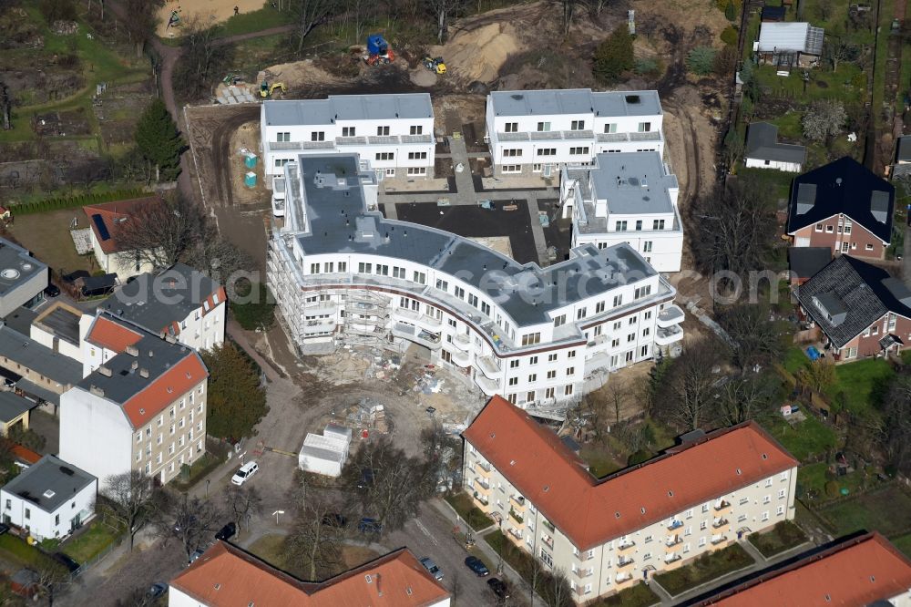 Berlin from above - This residential building construction site of Cardinal Place GmbH & Co. KG in Berlin Koepenick