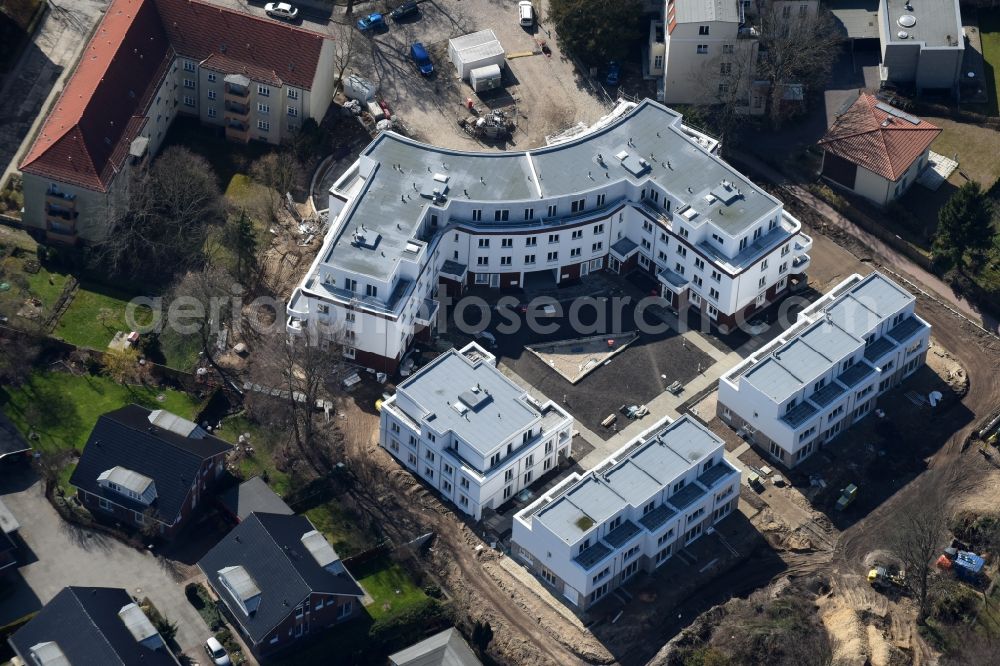 Berlin from above - This residential building construction site of Cardinal Place GmbH & Co. KG in Berlin Koepenick