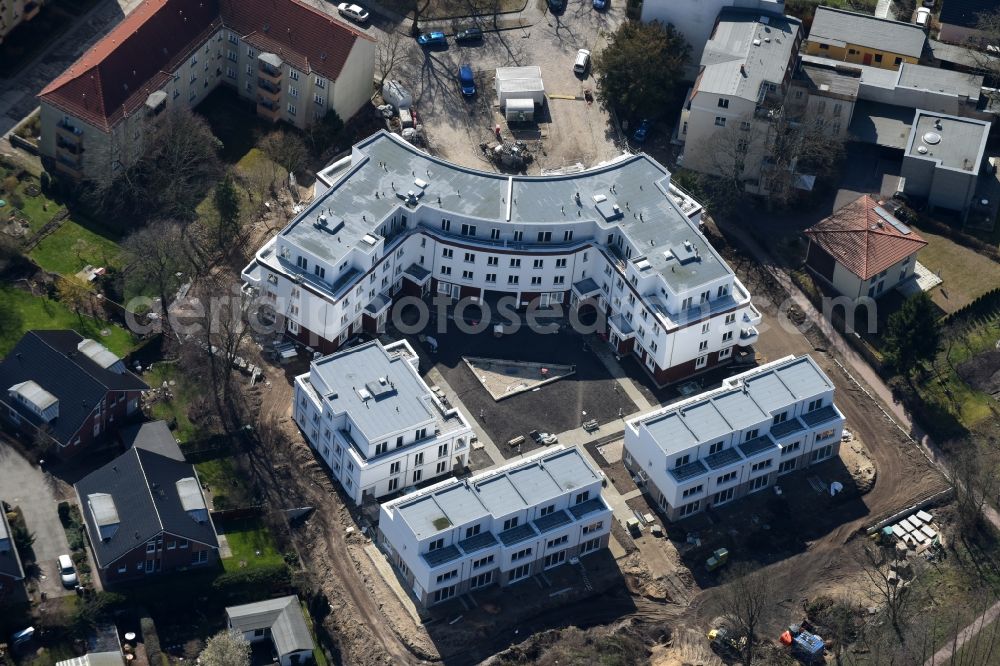 Berlin from the bird's eye view: This residential building construction site of Cardinal Place GmbH & Co. KG in Berlin Koepenick