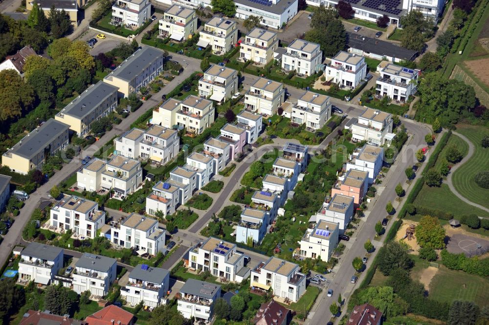 Aerial photograph Berlin Dahlem - House - residential development area of cds Berlin GmbH at the Otto Appel Street / Edwin Redslob in Berlin - Dahlem