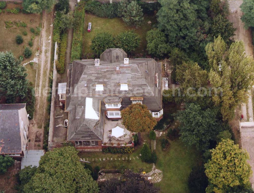 Potsdam - Babelsberg from above - Wohnhaus Rosa-Luxemburg-Straße 21 in Potsdam-Babelsberg