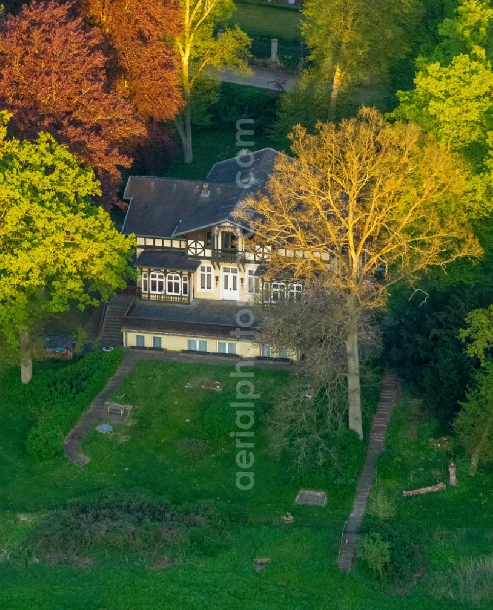 Aerial image Stuer - View of a residential house in Stuer in the state Mecklenburg-West Pomerania