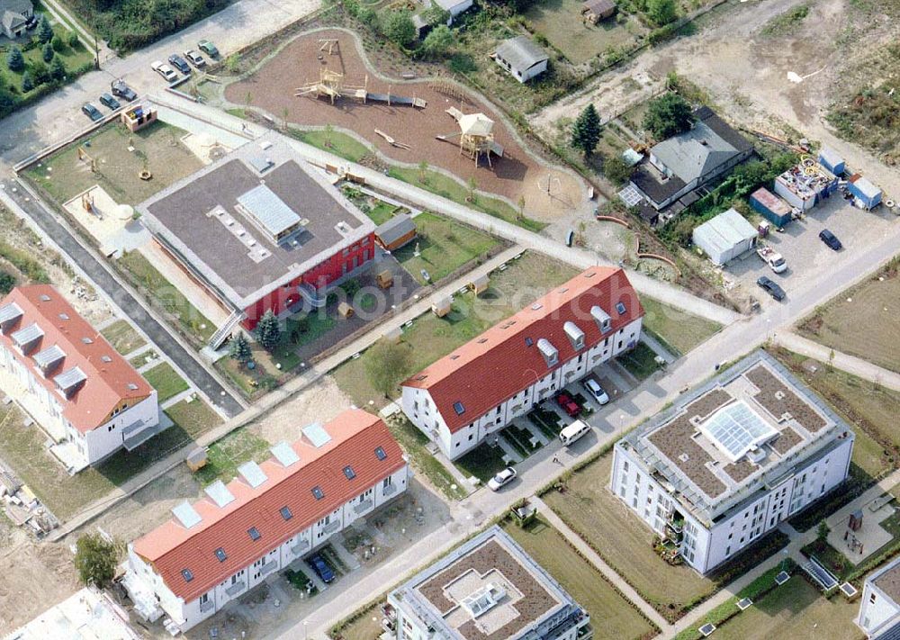 Berlin - Buchholz from above - Wohnhausneubau zwischen den Bereichen Schützenstraße und Jean-Cals-Weg in Berlin - Buchholz.