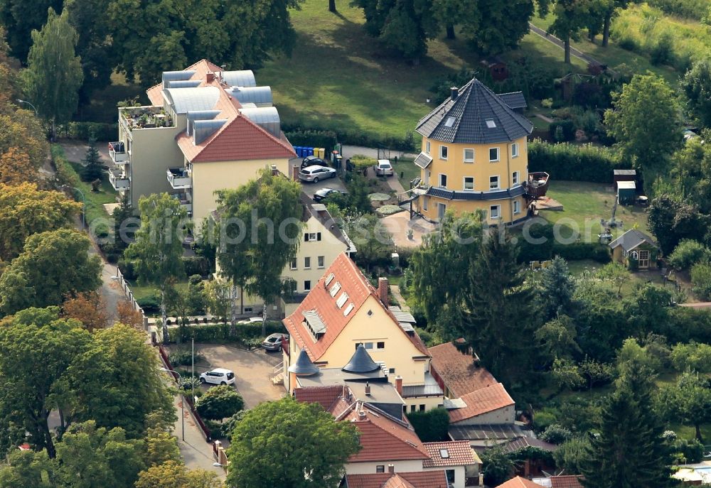Aerial image Mühlhausen - Renovated mill to the house rebuilt in Muehlhausen in Thuringia