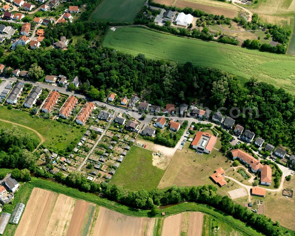 Bad Kreuznach from the bird's eye view: View of residential houses in Bad Kreuznach in the state Rhineland Palatinate