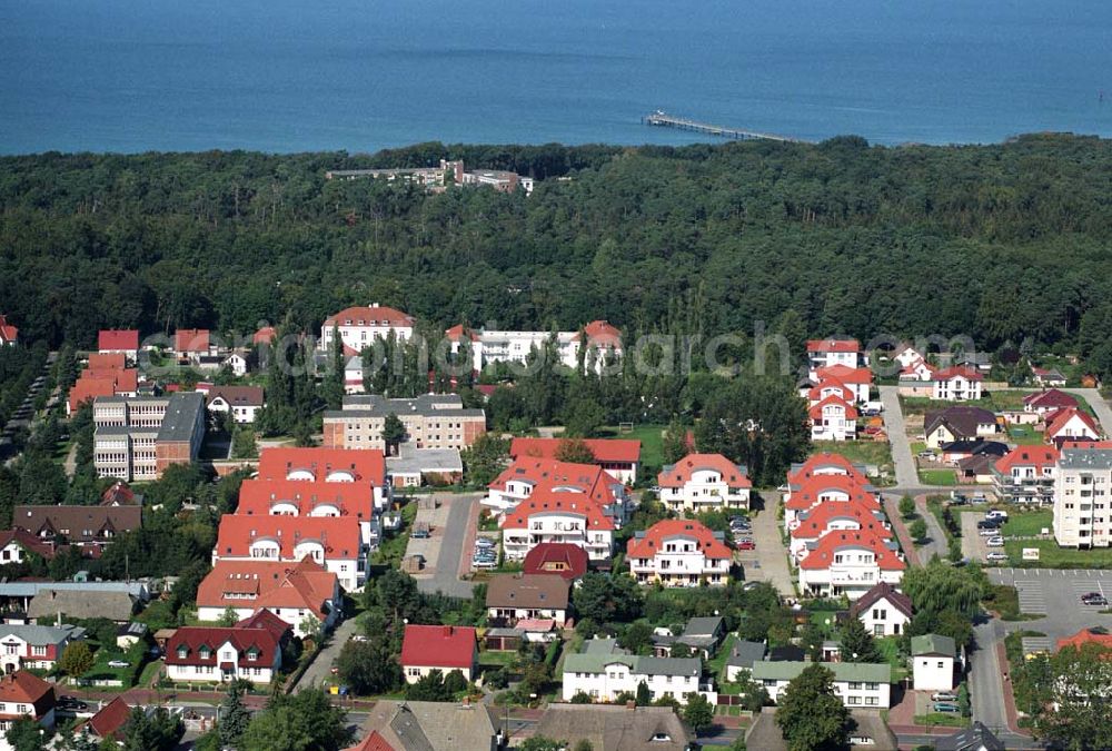 Aerial photograph Graal-Müritz - Wohnsiedlung Koppenheide der HAWO KG in Graal-Müritz. Kontakt: HAWO GmbH Planen u. Bauen & Co. Bauträger KG, Löwenzahnweg 3, 18181 Graal-Müritz, Phone: 038206-706 0, Fax: 038206-706 66, E-Mail: info@hawo-immobilien.com,