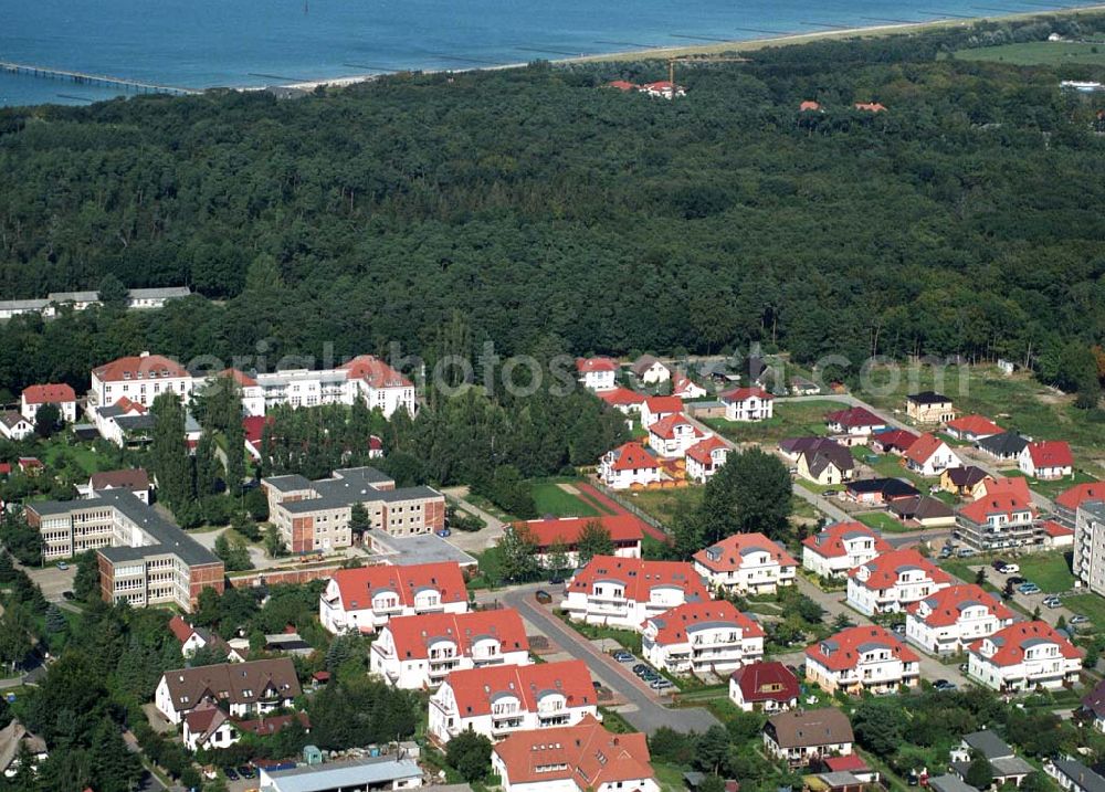 Graal-Müritz from the bird's eye view: Wohnsiedlung Koppenheide der HAWO KG in Graal-Müritz. Kontakt: HAWO GmbH Planen u. Bauen & Co. Bauträger KG, Löwenzahnweg 3, 18181 Graal-Müritz, Phone: 038206-706 0, Fax: 038206-706 66, E-Mail: info@hawo-immobilien.com,