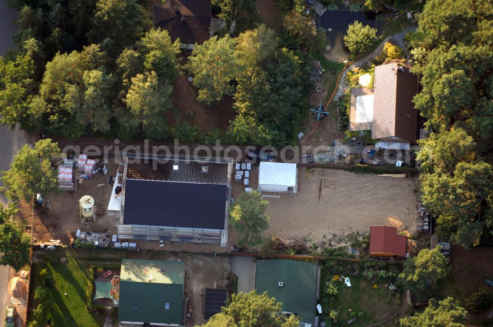 Berlin from the bird's eye view: Blick auf Wohnhäuser an der Duchtother Straße in Berlin - Müggelheim