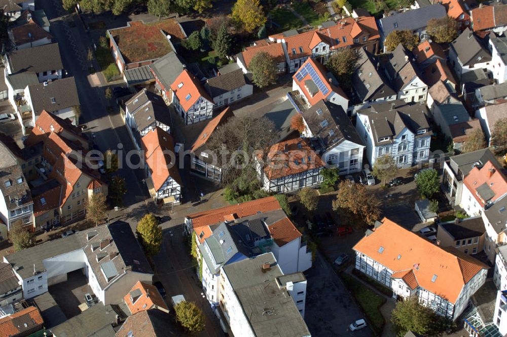 Aerial image Unna - Wohnhäuser an der Gerhart-Hauptmann-Strasse 29 in 59425 Unna - ein Projekt der Unternehmensgruppe Markus Gerold an der Vaerstbrücke 1 in 59425 Unna.