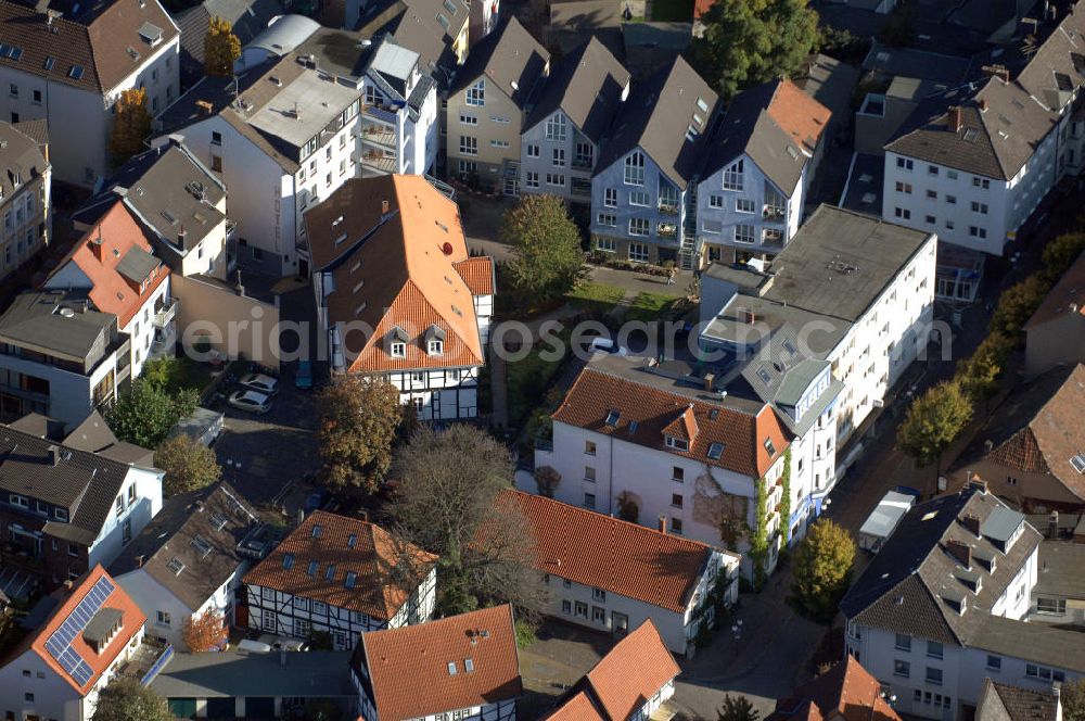 Aerial photograph Unna - Wohnhäuser an der Gerhart-Hauptmann-Strasse 29 in 59425 Unna - ein Projekt der Unternehmensgruppe Markus Gerold an der Vaerstbrücke 1 in 59425 Unna.