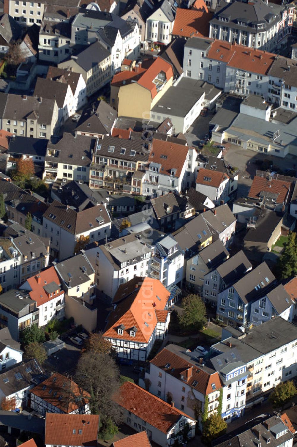 Aerial image Unna - Wohnhäuser an der Gerhart-Hauptmann-Strasse 29 in 59425 Unna - ein Projekt der Unternehmensgruppe Markus Gerold an der Vaerstbrücke 1 in 59425 Unna.