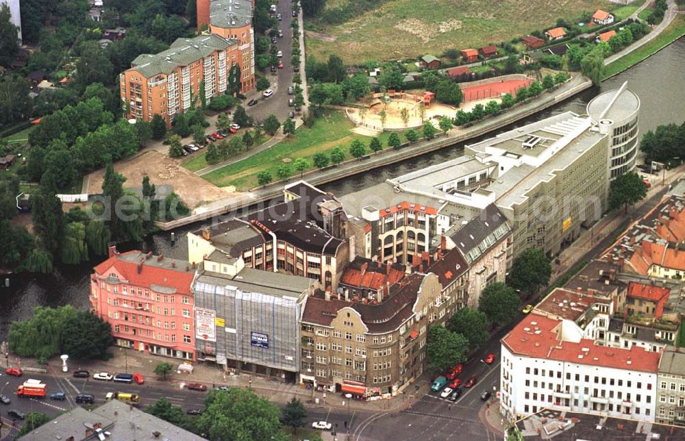 Aerial image Berlin-Moabit - Wohnhäuser an der Gotzkowskystraße in Berlin-Moabit.