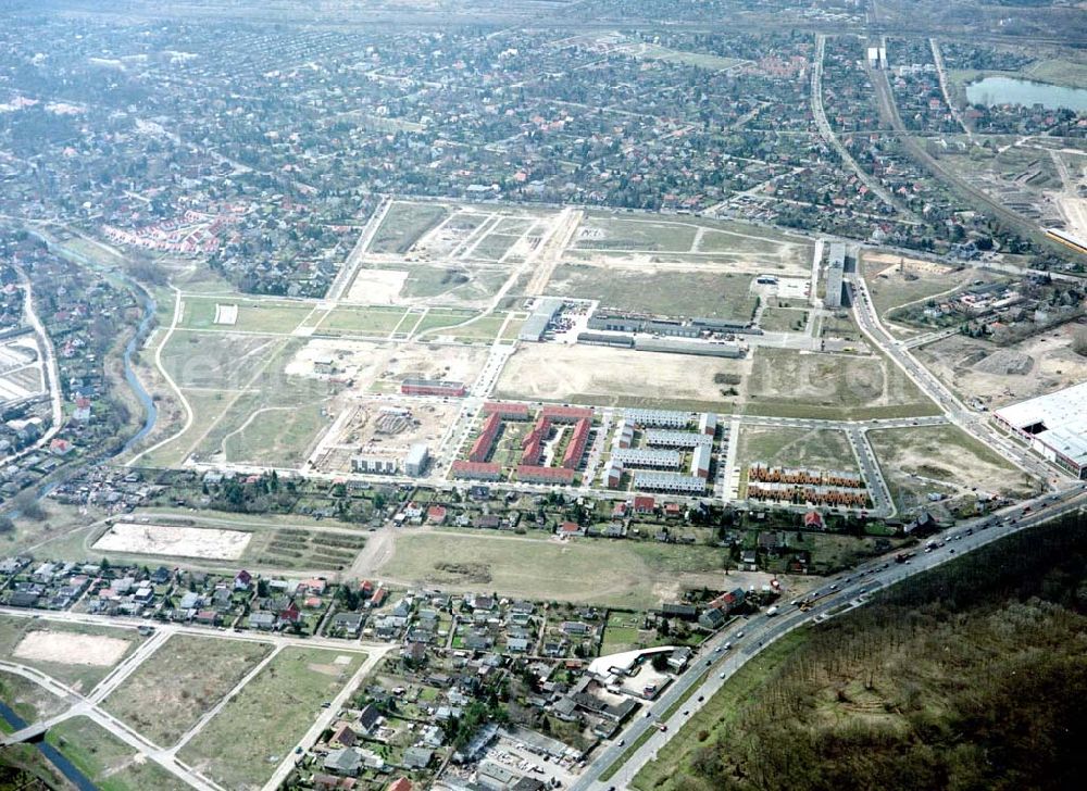 Aerial photograph Berlin - Biesdorf - Wohnneubau in Biesdorf-Süd.