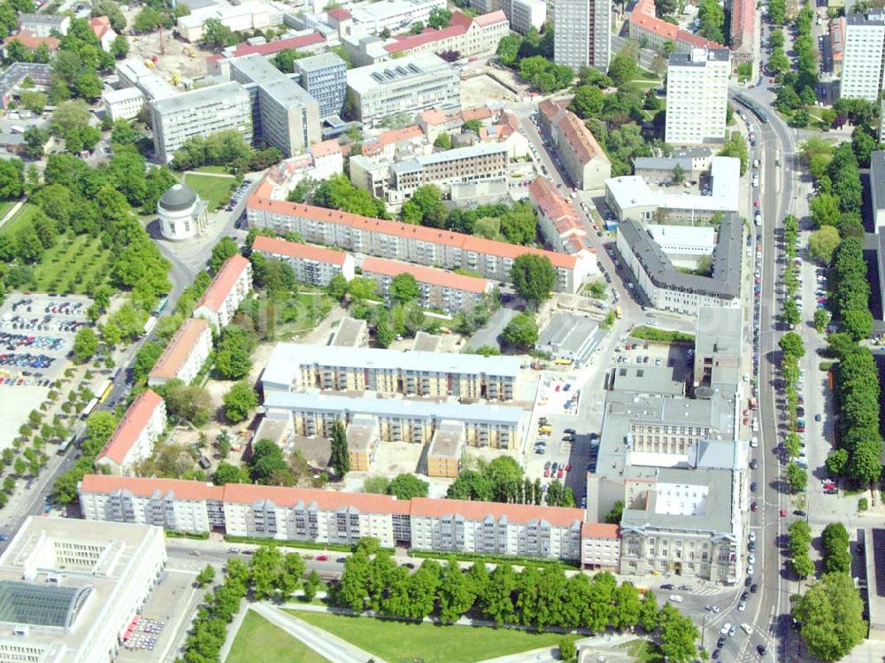 Potsdam / BRB from above - Blick auf den Wohnneubaukomplex der Potsdamer Wohnungsbaugenossenschaft e.G. Kuckucksruf 6, 14478 Potsdam T: (0331) 88 83 20, F: (0331) 888 32 17 info@pbg-potsdam.de,